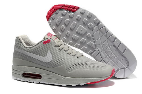 Nike Air Max 1 Hypefuse Unisex Gray Red Running Shoes Online